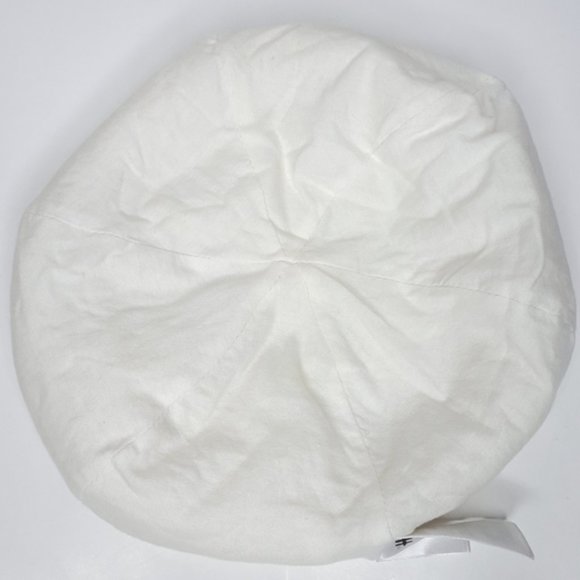 H&M Cream Knit Pink Sequined Beret - Picture 2 of 9